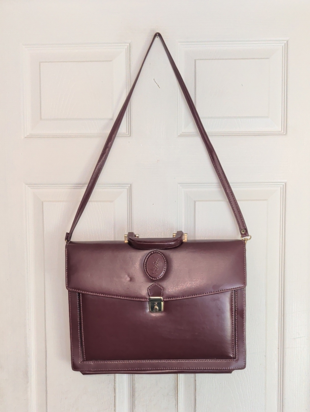 Vintage Yves Saint Laurent Briefcase Bag